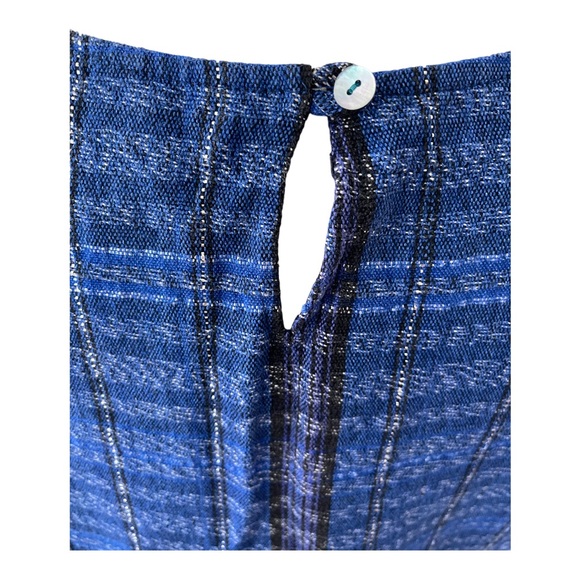 Vintage cotton summer sack dress in Navy - Picture 5 of 5